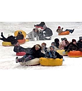 Karkay şişme kar kızağı 90 cm